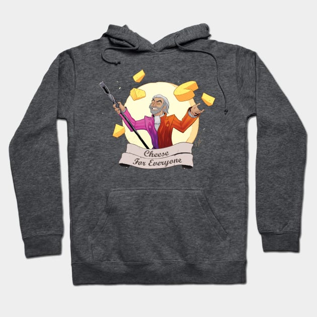 Sheogorath - Cheese for Everyone! Hoodie by aileenbayaca